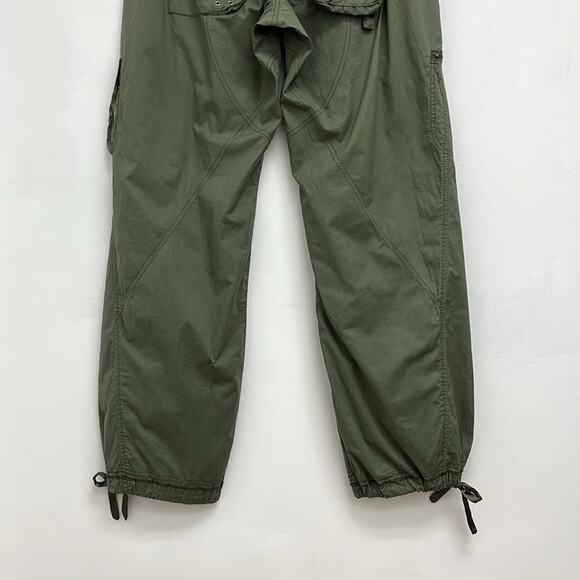 Vintage Y2K Abercrombie & Fitch Cargo Pockets Utility Jogger Baggy Pants Size 8 - Picture 12 of 15